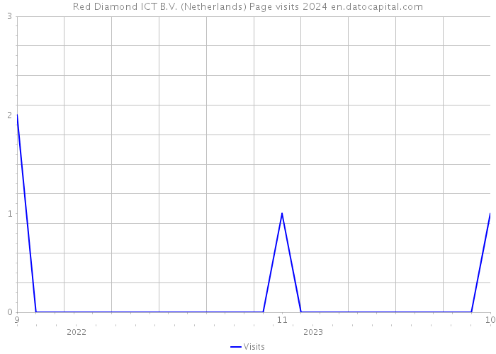 Red Diamond ICT B.V. (Netherlands) Page visits 2024 