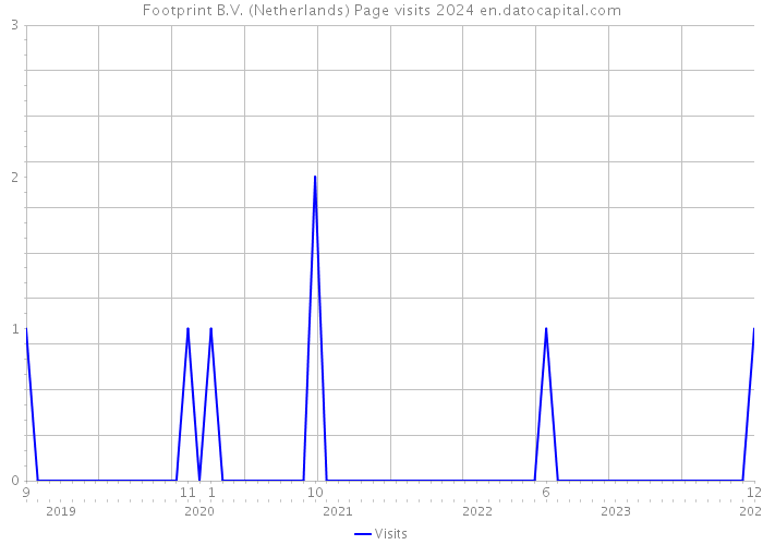 Footprint B.V. (Netherlands) Page visits 2024 
