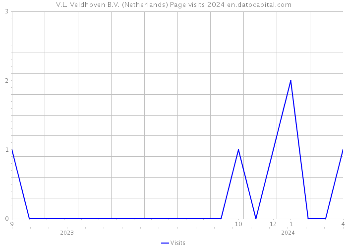V.L. Veldhoven B.V. (Netherlands) Page visits 2024 