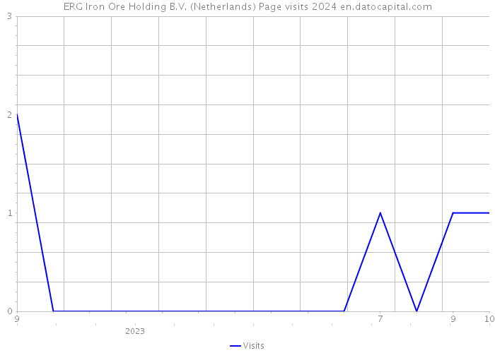 ERG Iron Ore Holding B.V. (Netherlands) Page visits 2024 
