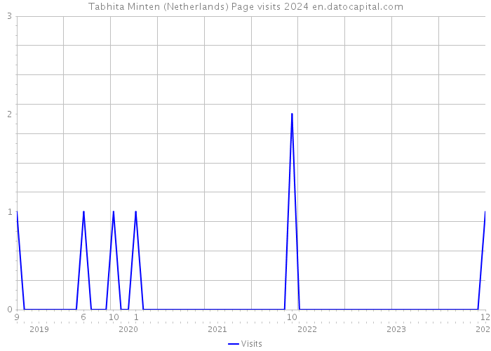 Tabhita Minten (Netherlands) Page visits 2024 