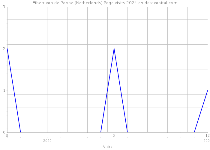 Eibert van de Poppe (Netherlands) Page visits 2024 