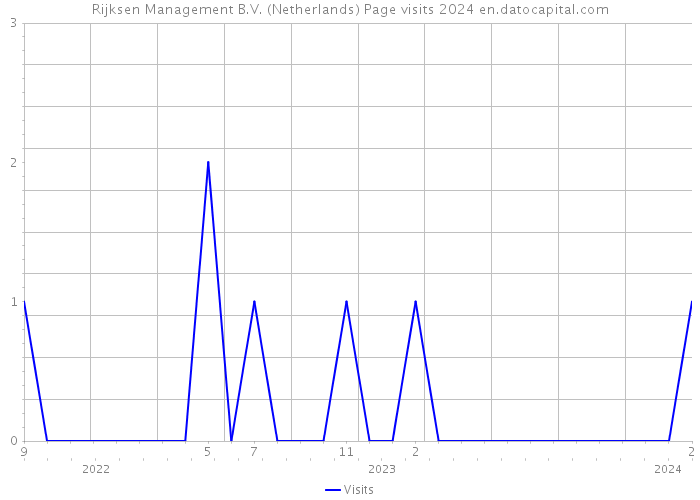 Rijksen Management B.V. (Netherlands) Page visits 2024 