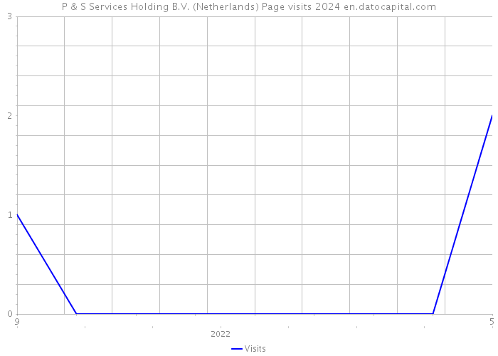 P & S Services Holding B.V. (Netherlands) Page visits 2024 