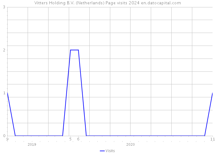 Vitters Holding B.V. (Netherlands) Page visits 2024 