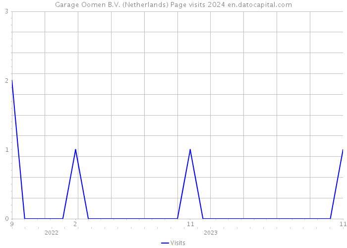 Garage Oomen B.V. (Netherlands) Page visits 2024 