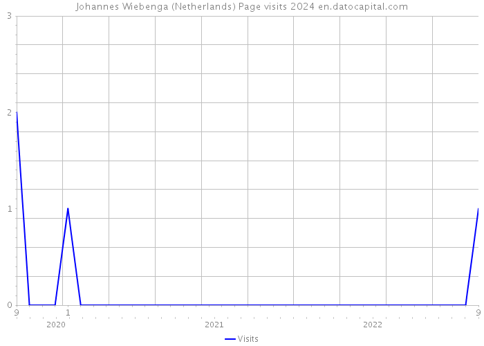 Johannes Wiebenga (Netherlands) Page visits 2024 