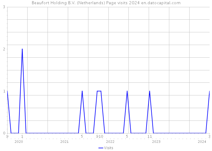 Beaufort Holding B.V. (Netherlands) Page visits 2024 