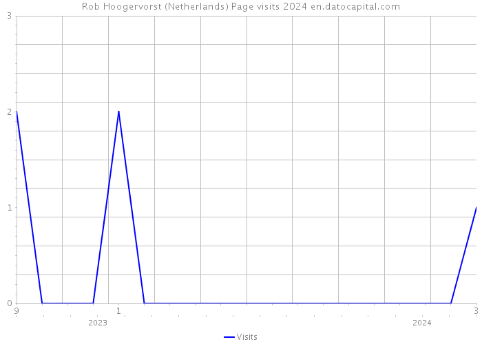 Rob Hoogervorst (Netherlands) Page visits 2024 