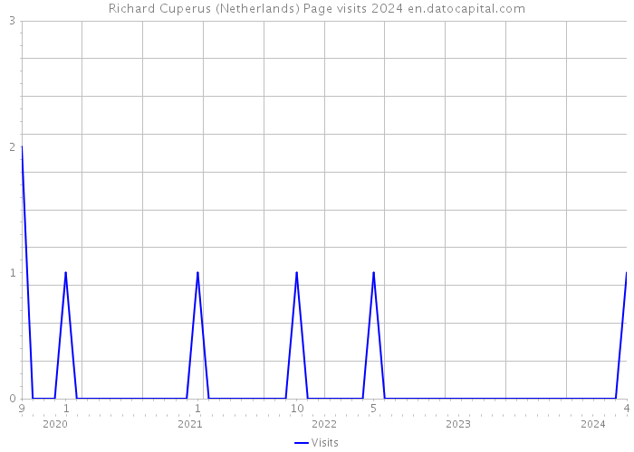 Richard Cuperus (Netherlands) Page visits 2024 