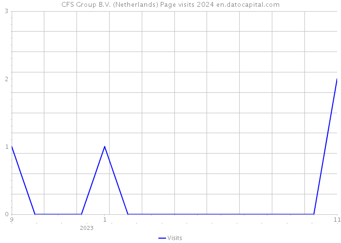 CFS Group B.V. (Netherlands) Page visits 2024 
