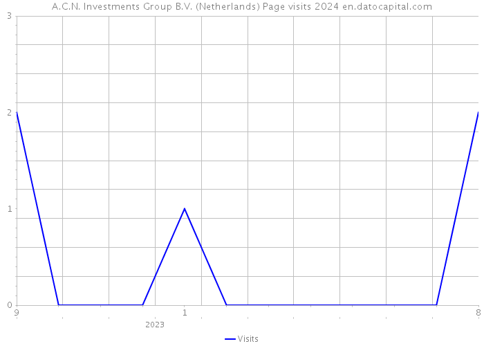 A.C.N. Investments Group B.V. (Netherlands) Page visits 2024 
