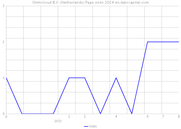Omnicloud B.V. (Netherlands) Page visits 2024 