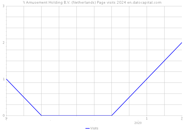 't Amusement Holding B.V. (Netherlands) Page visits 2024 