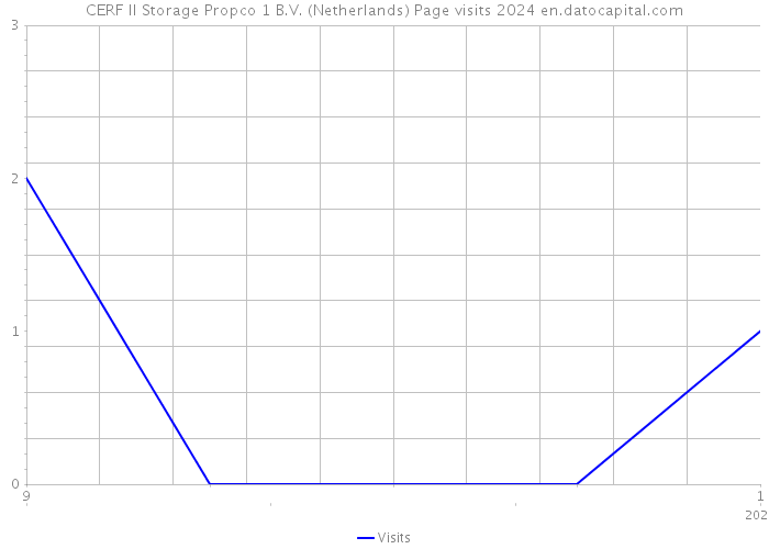 CERF II Storage Propco 1 B.V. (Netherlands) Page visits 2024 