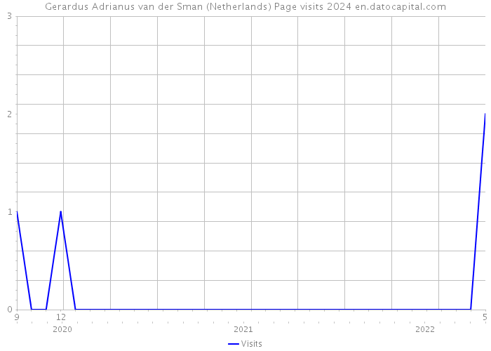 Gerardus Adrianus van der Sman (Netherlands) Page visits 2024 