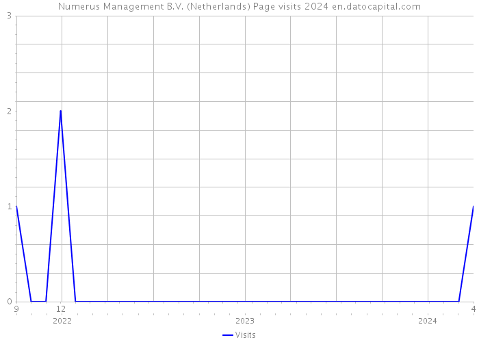 Numerus Management B.V. (Netherlands) Page visits 2024 