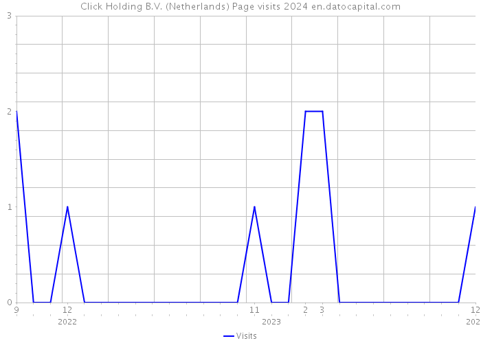 Click Holding B.V. (Netherlands) Page visits 2024 