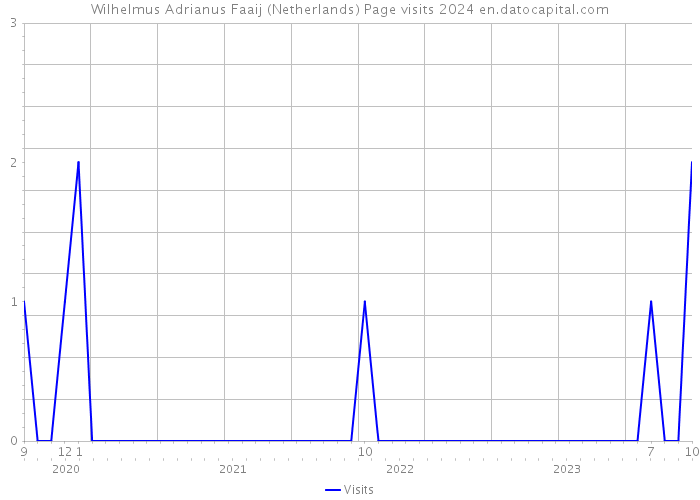 Wilhelmus Adrianus Faaij (Netherlands) Page visits 2024 