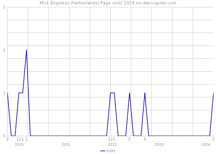 Mick Engelkes (Netherlands) Page visits 2024 