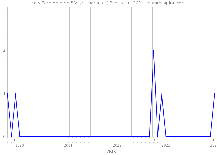 Kats Zorg Holding B.V. (Netherlands) Page visits 2024 