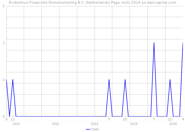 Rodenhuis Financiële Dienstverlening B.V. (Netherlands) Page visits 2024 