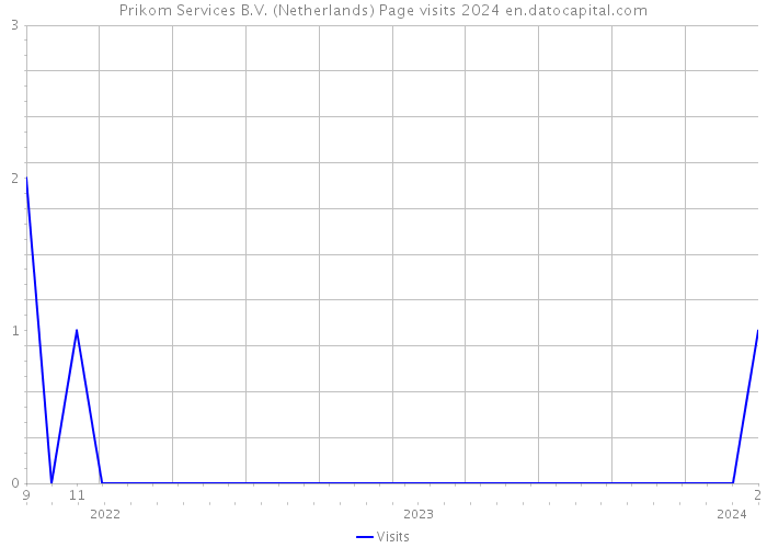 Prikom Services B.V. (Netherlands) Page visits 2024 