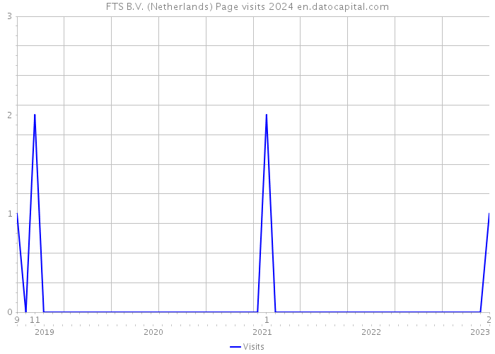FTS B.V. (Netherlands) Page visits 2024 