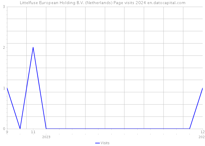Littelfuse European Holding B.V. (Netherlands) Page visits 2024 