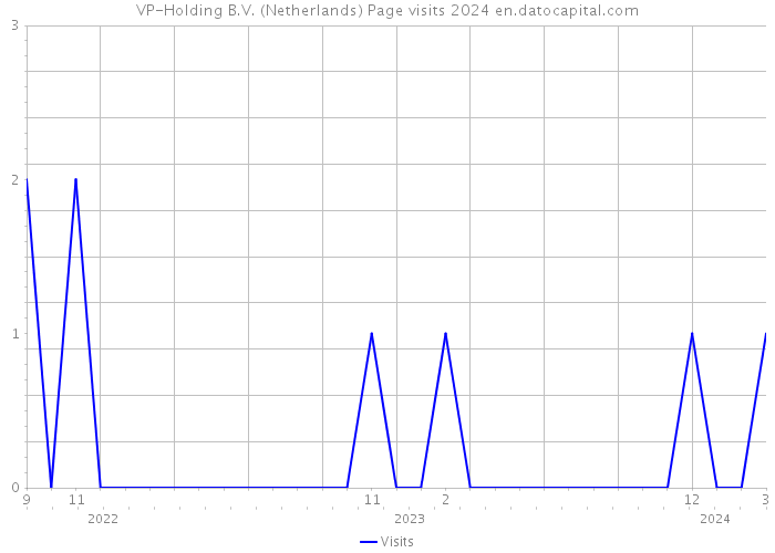 VP-Holding B.V. (Netherlands) Page visits 2024 