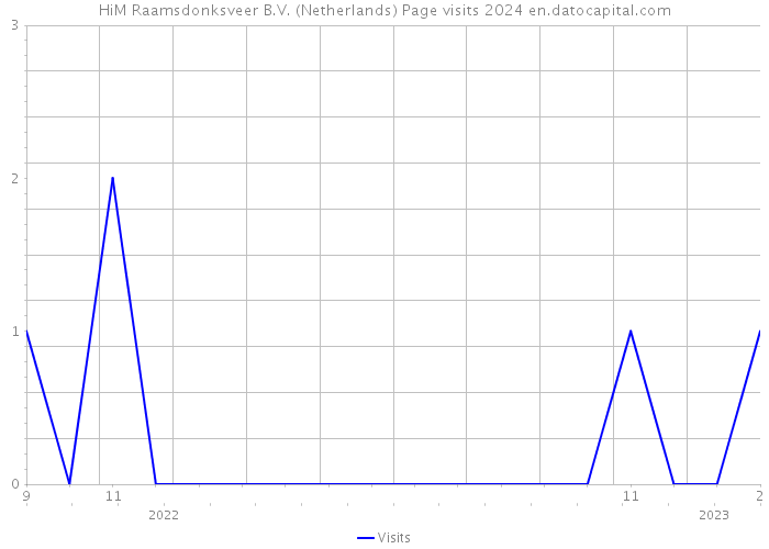 HiM Raamsdonksveer B.V. (Netherlands) Page visits 2024 