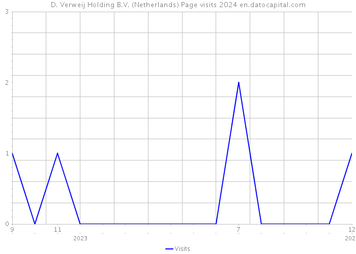 D. Verweij Holding B.V. (Netherlands) Page visits 2024 