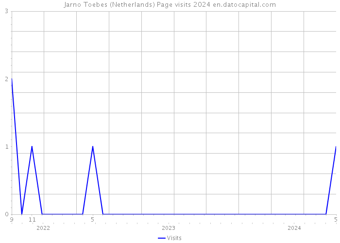 Jarno Toebes (Netherlands) Page visits 2024 