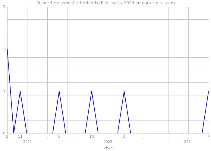 Richard Mellema (Netherlands) Page visits 2024 