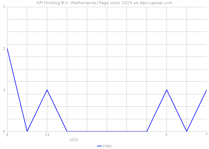 KPI Holding B.V. (Netherlands) Page visits 2024 