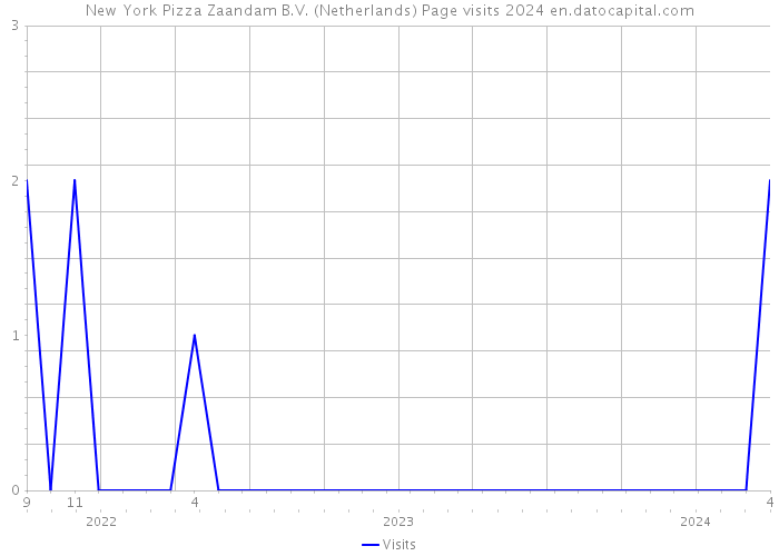 New York Pizza Zaandam B.V. (Netherlands) Page visits 2024 