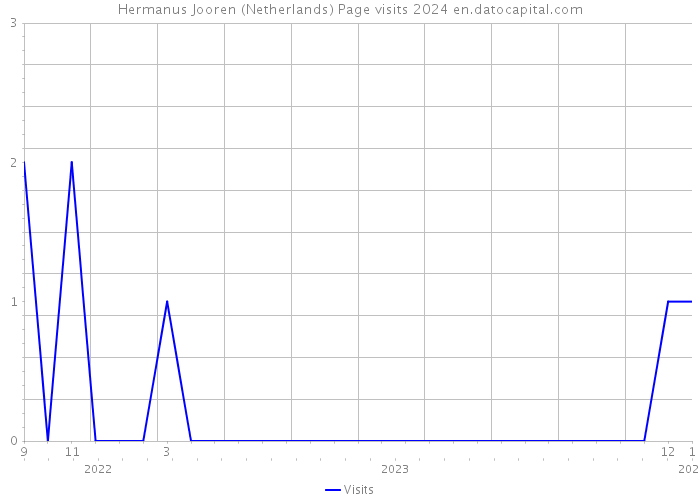 Hermanus Jooren (Netherlands) Page visits 2024 