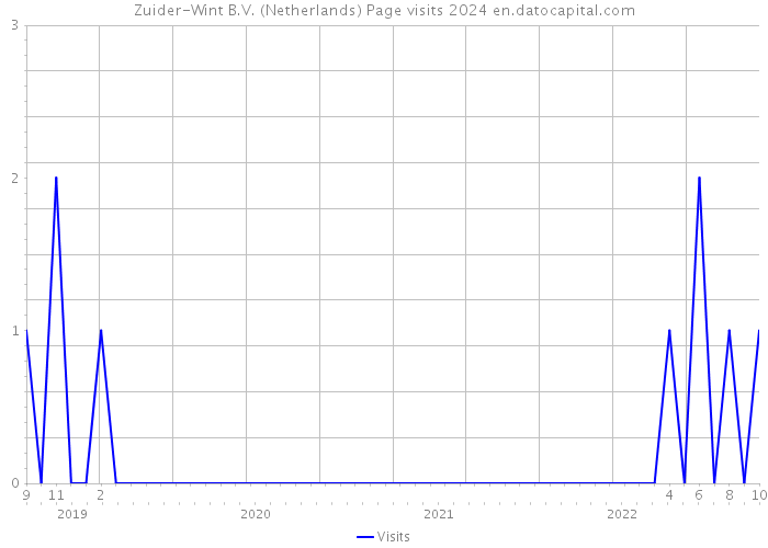 Zuider-Wint B.V. (Netherlands) Page visits 2024 