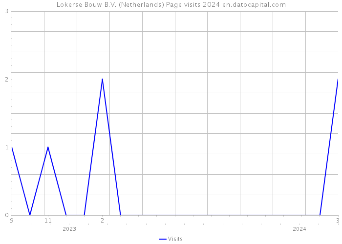 Lokerse Bouw B.V. (Netherlands) Page visits 2024 