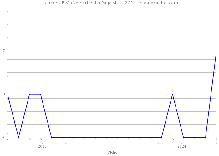 Loomans B.V. (Netherlands) Page visits 2024 