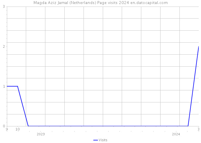 Magda Aziz Jamal (Netherlands) Page visits 2024 