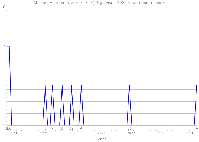 Michael Hillegers (Netherlands) Page visits 2024 