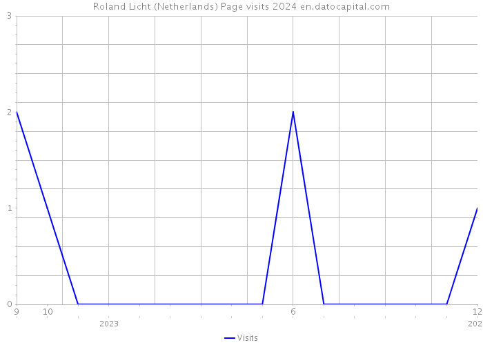Roland Licht (Netherlands) Page visits 2024 
