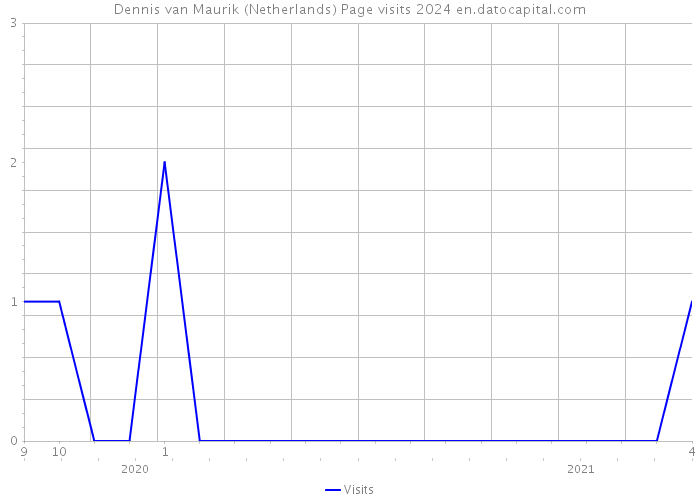 Dennis van Maurik (Netherlands) Page visits 2024 