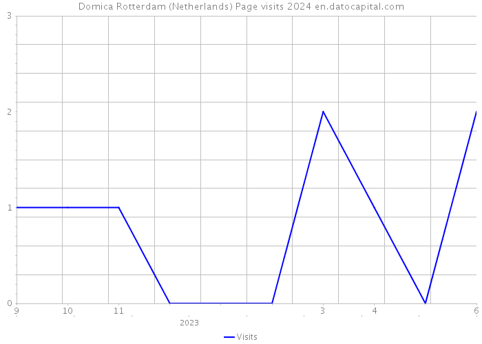 Domica Rotterdam (Netherlands) Page visits 2024 