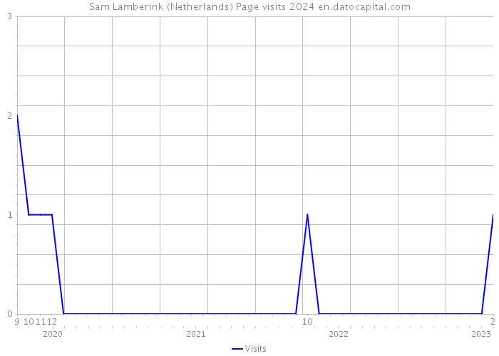 Sam Lamberink (Netherlands) Page visits 2024 