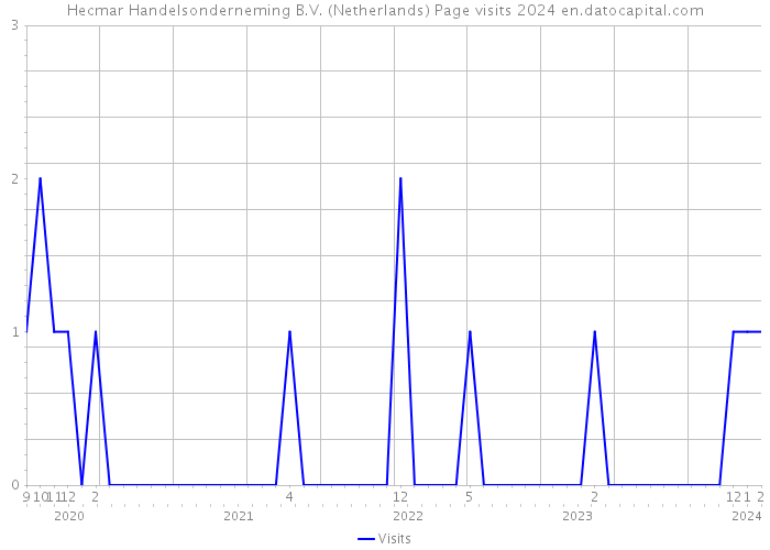 Hecmar Handelsonderneming B.V. (Netherlands) Page visits 2024 