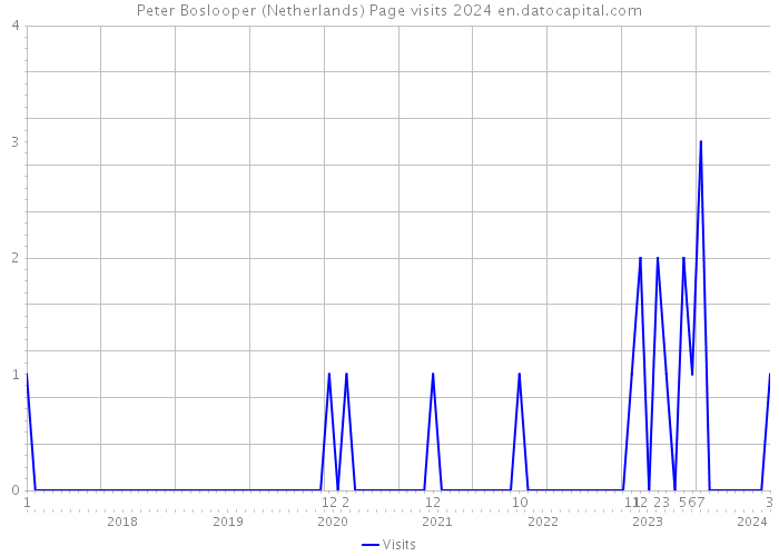 Peter Boslooper (Netherlands) Page visits 2024 