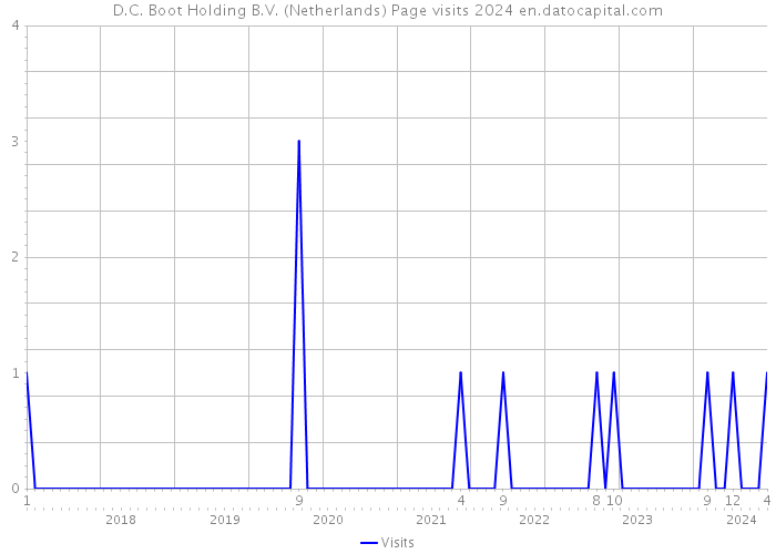 D.C. Boot Holding B.V. (Netherlands) Page visits 2024 