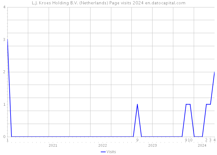 L.J. Kroes Holding B.V. (Netherlands) Page visits 2024 